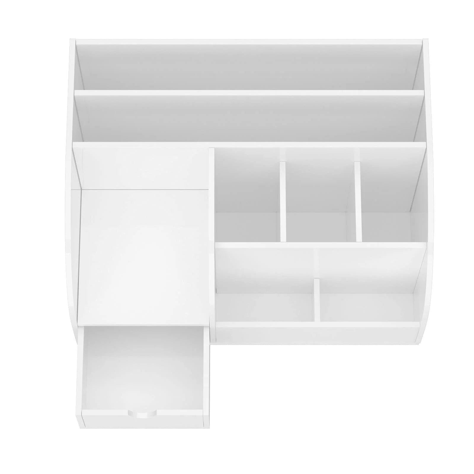 Desk Organizer Office Accessaries,Pen Organizer Storage with 8 Compartments +1 Drawer Desk, Fits for Pens, Scissors, Notepads & Office Supplies